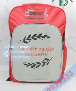 Mặt trước May balo quà tặng từ thiện MTV