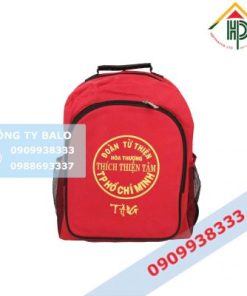 Mặt trước May balo quà tặng từ thiện thích thiện tâm