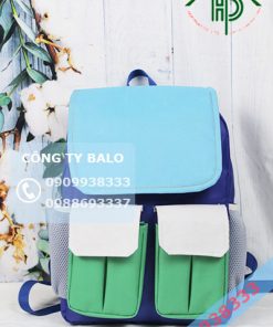 May balo mầm non Meriki mặt trước