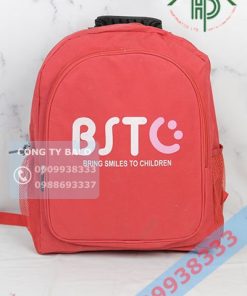 May balo mầm non BSTC mặt trước