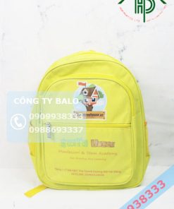 May balo mầm non Green House mặt trước