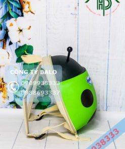 May balo mầm non hình thú mặt hong