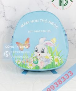 May balo mầm non Thỏ Ngọc mặt trước