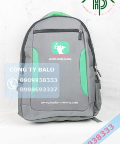 May balo quảng cáo Mekong mặt trước