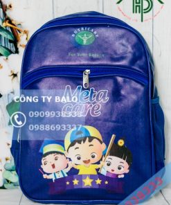 May balo trẻ em cần kéo Meta Care mặt trước