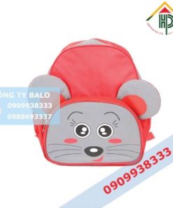 May balo trẻ em chuột con mặt trước