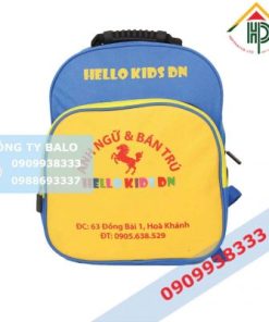 May balo trẻ em HELLO KIDSDN mặt trước