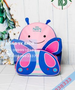 May balo trẻ em hình bướm mặt trước