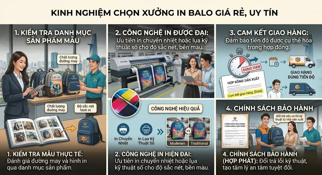 Balo in hình theo yêu cầu