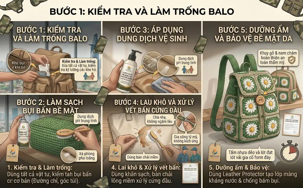 Cách làm sạch balo da hiệu quả nhanh chóng, thành công nhất - Cách làm sạch balo da Cách làm sạch balo da hiệu quả nhanh chóng, thành công nhất - Cách làm sạch balo da