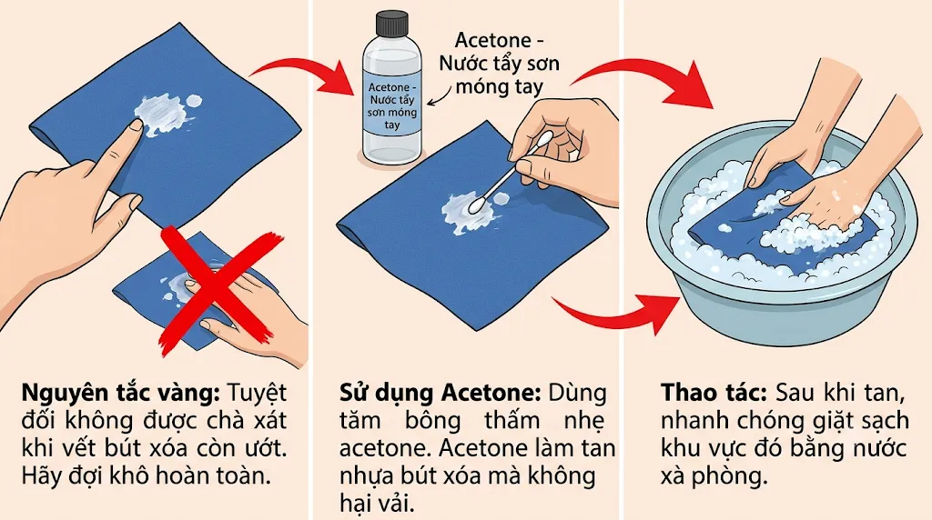 Mẹo hướng dẫn cách tẩy vết bút xóa, bút bi trên quần áo & balo túi xách - cách tẩy vết bút xóa Mẹo hướng dẫn cách tẩy vết bút xóa, bút bi trên quần áo & balo túi xách - cách tẩy vết bút xóa