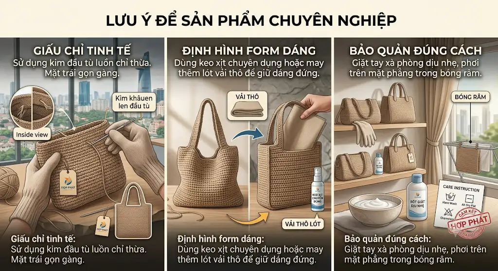 Hướng dẫn móc balo họa tiết hoa cúc: Đơn giản, đẹp mắt và thời trang