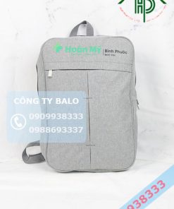 Mặt trước may Balo quà tặng Hoàn Mỹ Bình Phước