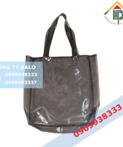 May Túi Xách Nhựa PVC Màu Khói