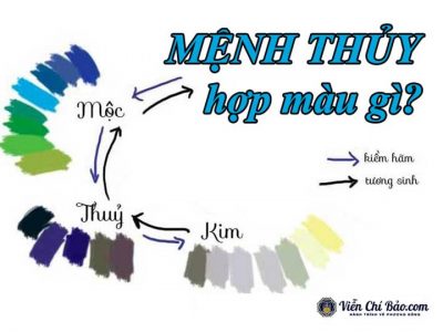 Mệnh thủy hợp màu gì
