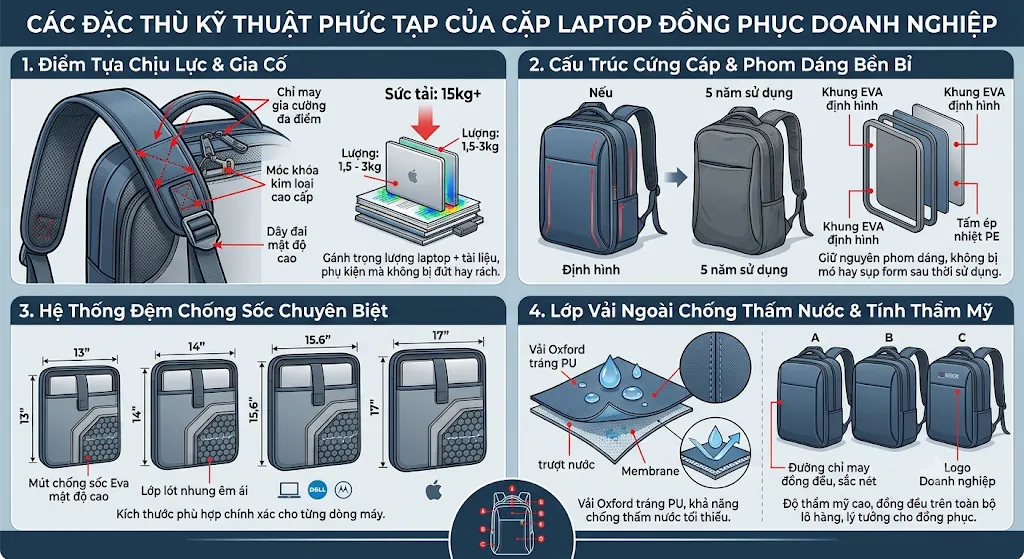 Kiểm Soát Chất Lượng Trong Chuyền May Cặp Laptop