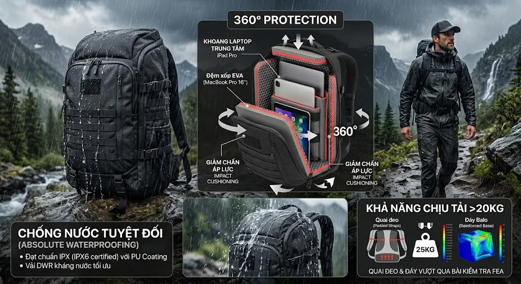 Quy Trình Sản Xuất Balo Laptop