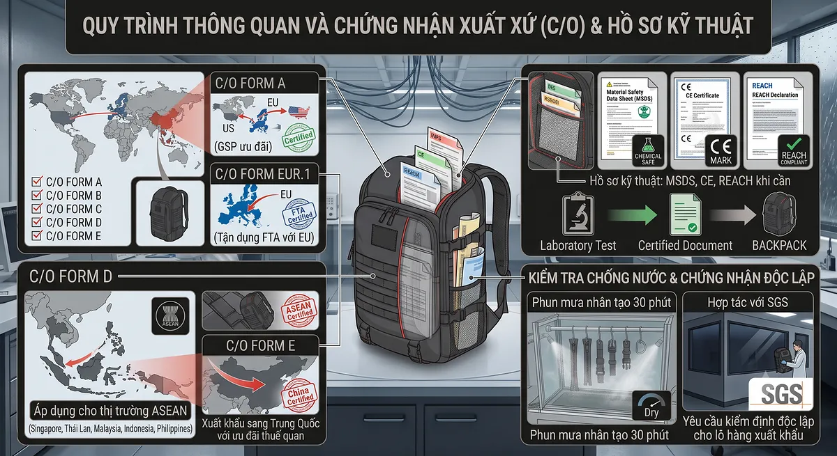 Quy Trình Sản Xuất Balo Laptop