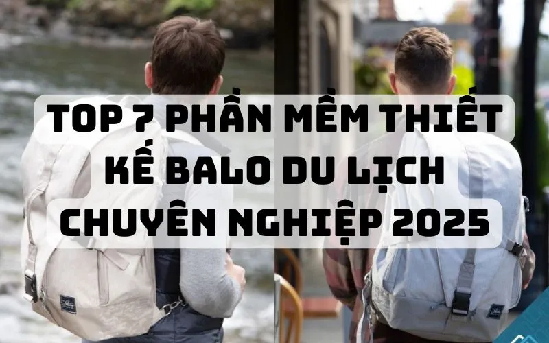 Top 7 Phần Mềm Thiết Kế Balo Du Lịch Chuyên Nghiệp 2025