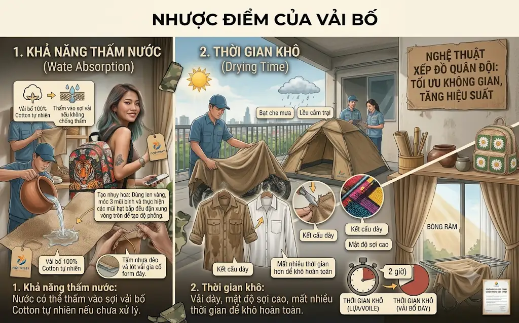 Vải bố là gì? Tổng quan về chất liệu vải bố chi tiết từ A-Z - Vải bố Vải bố là gì? Tổng quan về chất liệu vải bố chi tiết từ A-Z - Vải bố