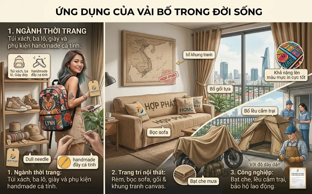 Vải bố là gì? Tổng quan về chất liệu vải bố chi tiết từ A-Z - Vải bố Vải bố là gì? Tổng quan về chất liệu vải bố chi tiết từ A-Z - Vải bố