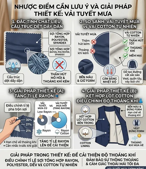Vải Tuyết Mưa Là Gì? Tổng Quan Về Chất Liệu “Quốc Dân” Trong May Mặc - Vải tuyết mưa là gì ?